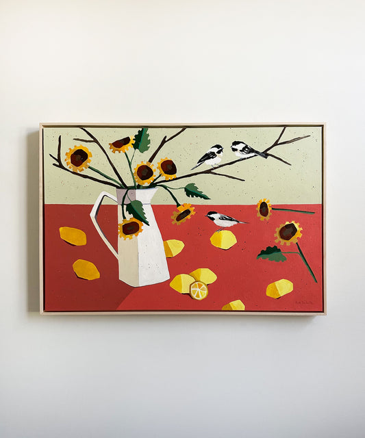 "Chickadee Chatter", 24x36