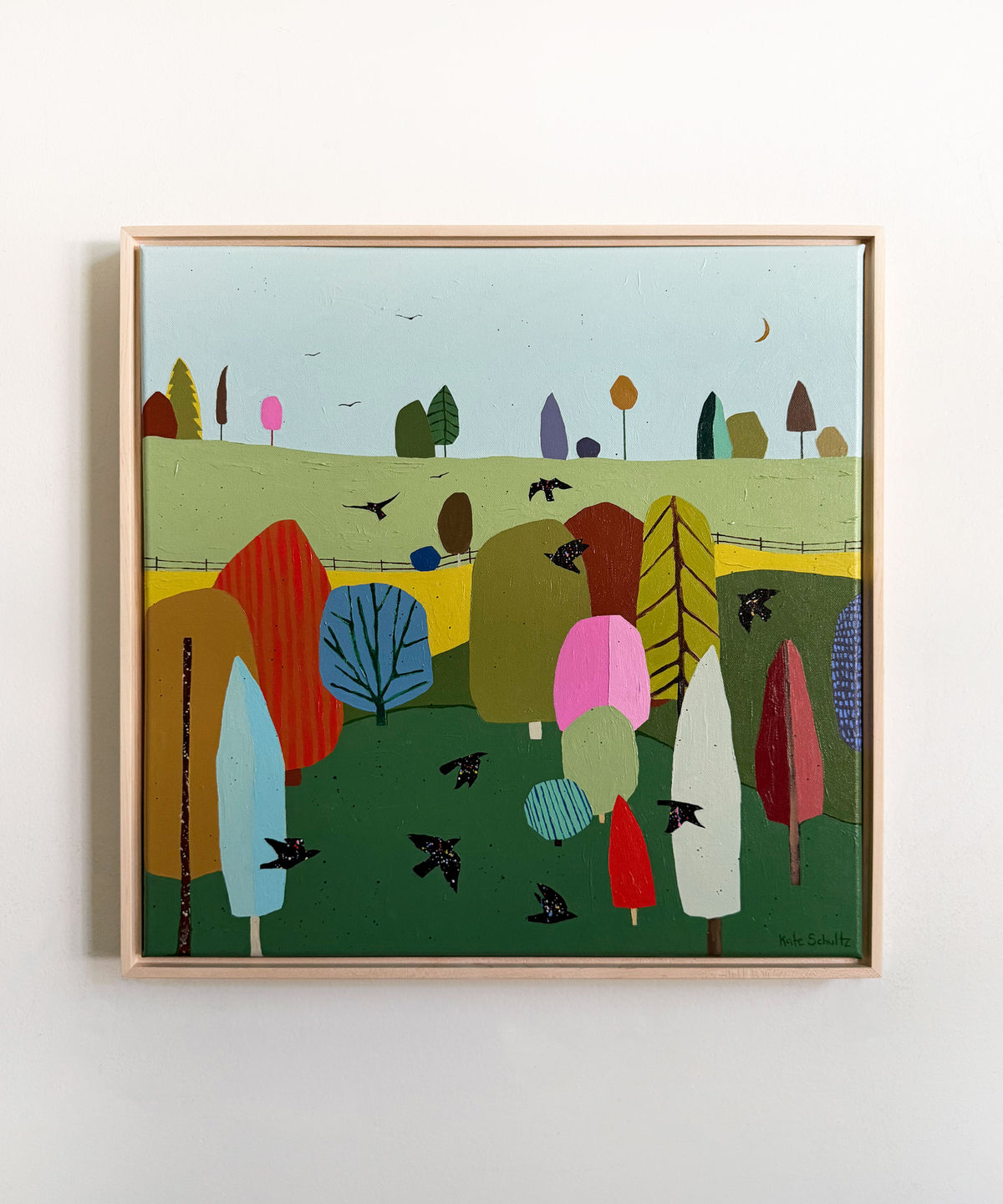 "Ask the Birds for Guidance" 20x20