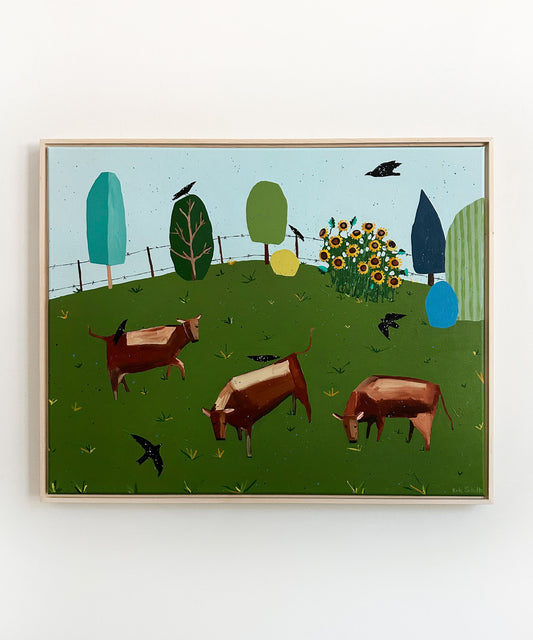 "Ooo cows" 24 x 30