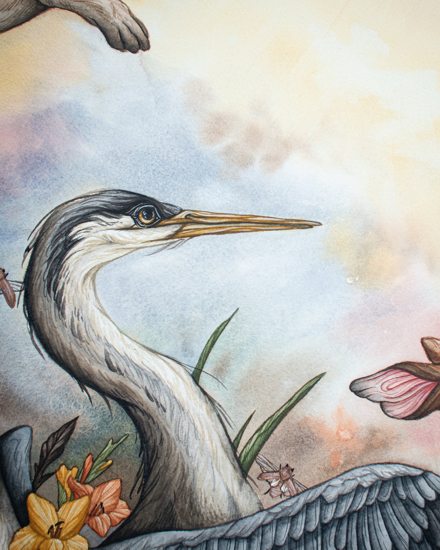 "For Heavens" 42 x 41 Diptych