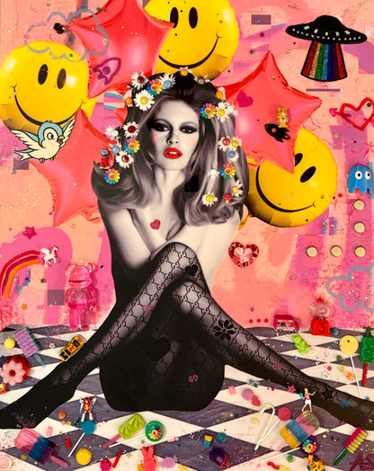 "It's My Party" (Bridgette Bardot) - 50x40