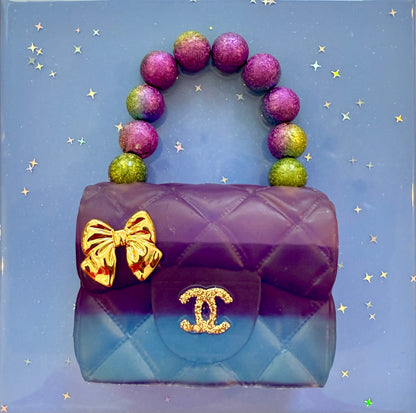 "Purple Handbag" - 8 x 8