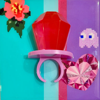 "Red Ring Pop" - 8 x 8