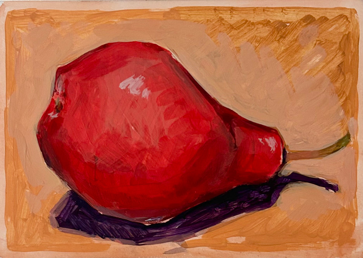 Still Life Pear II, 5x7