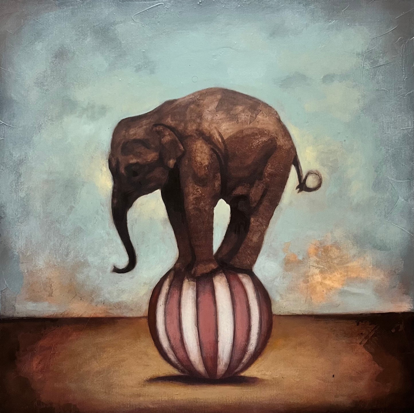 "Having a Ball 133" 24 x 24