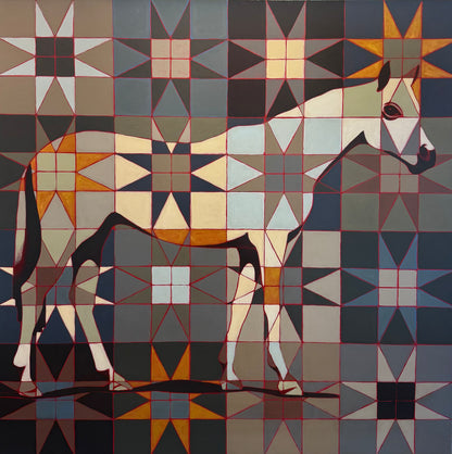 "Horse 625" 48 x 48