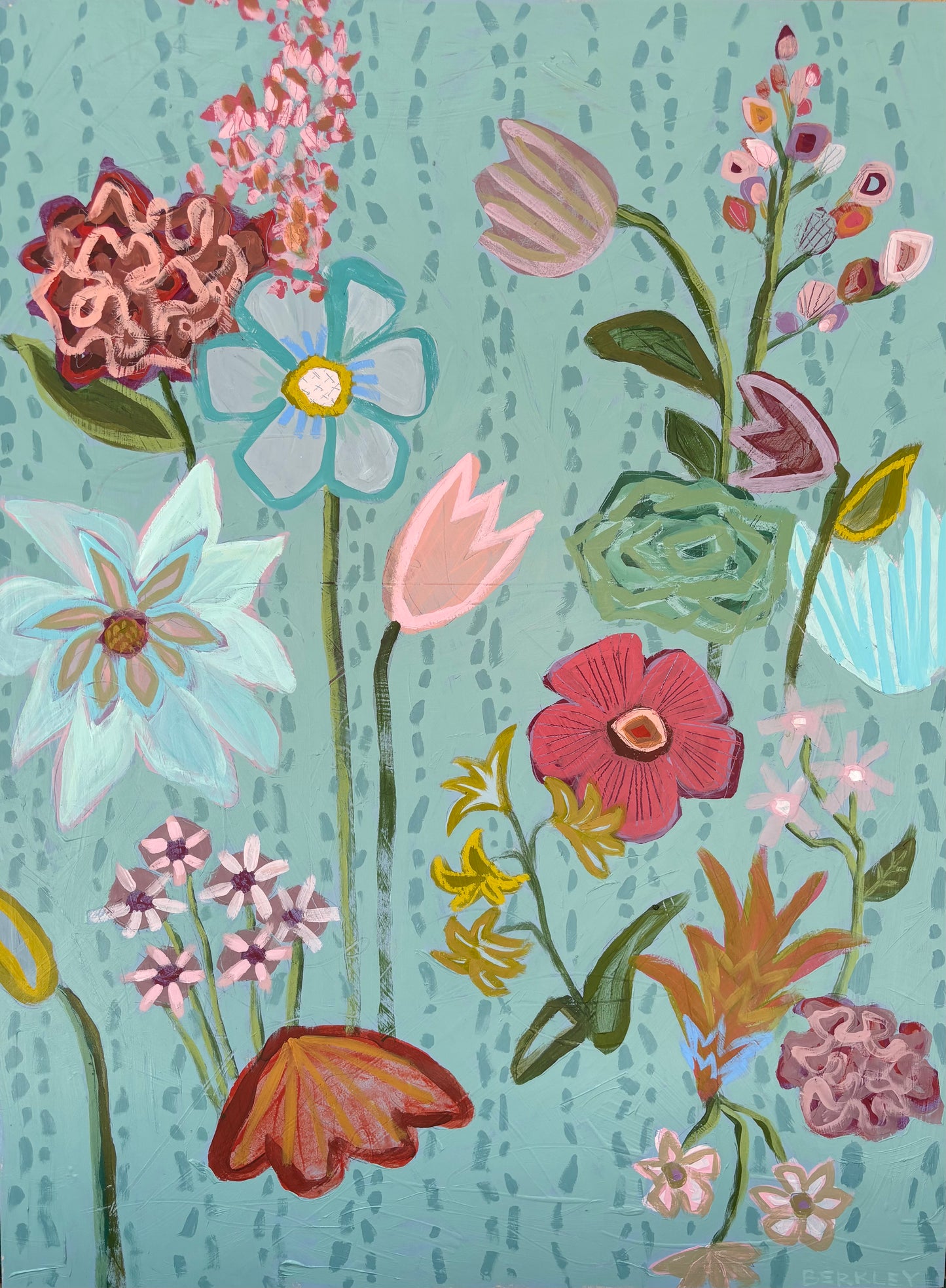 "Bouquet Deconstructed 1", 30x40