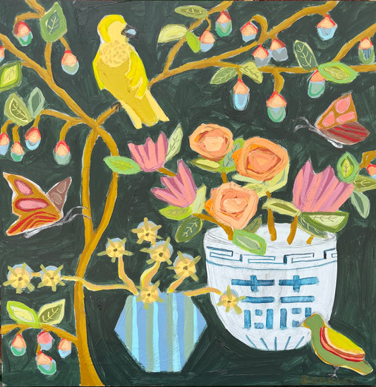 "Nellie and Frances", 24 x 24