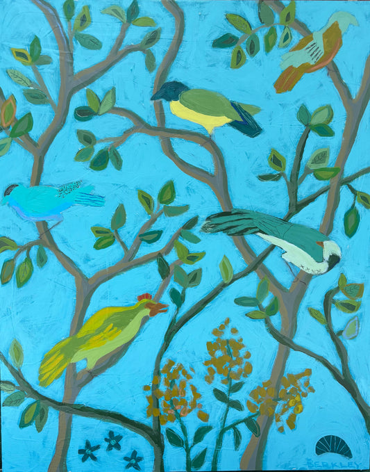 "Woodland Gathering", 24x30