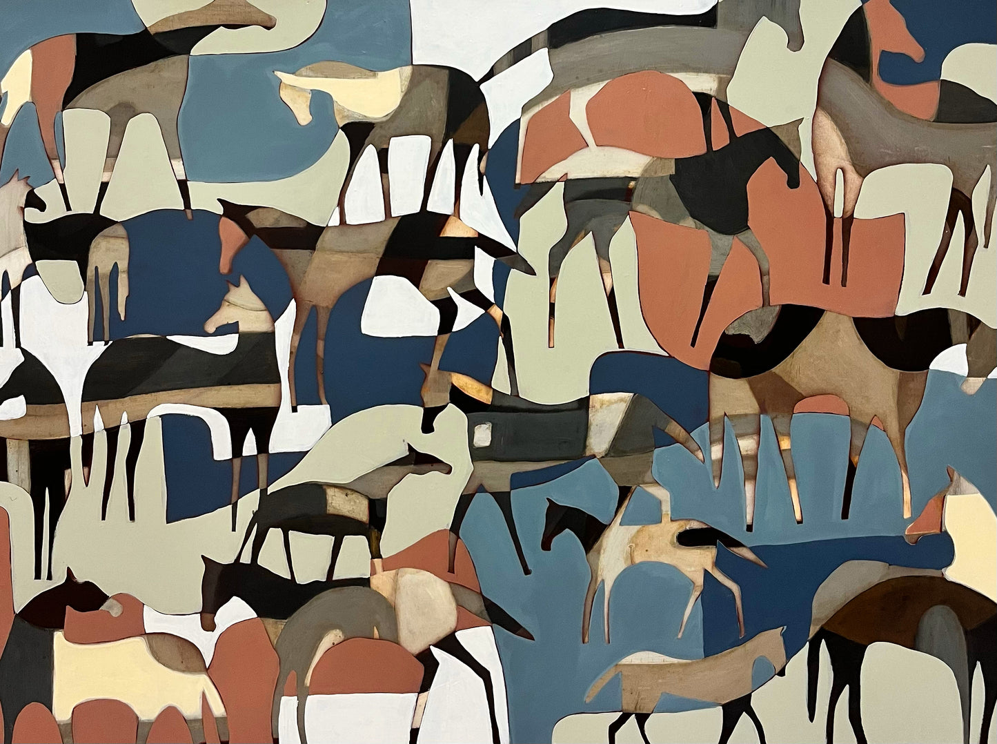 "Band of Horses 25" 36 x 48