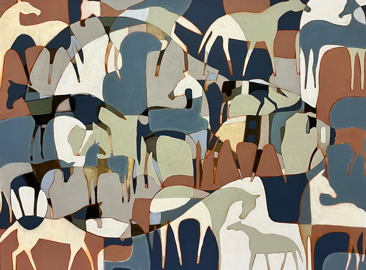 "Band of Horses 26" 36 x 48