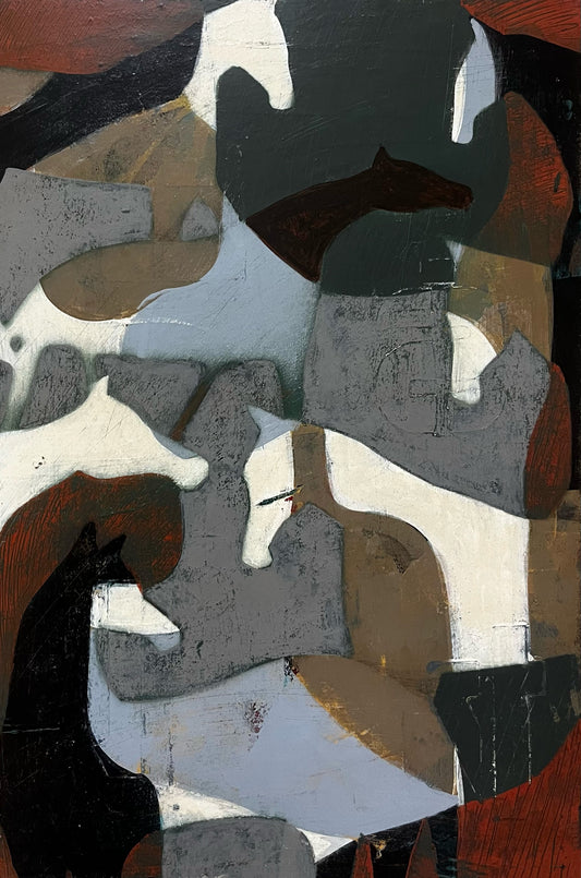 "Band of Horses 38" 18x12
