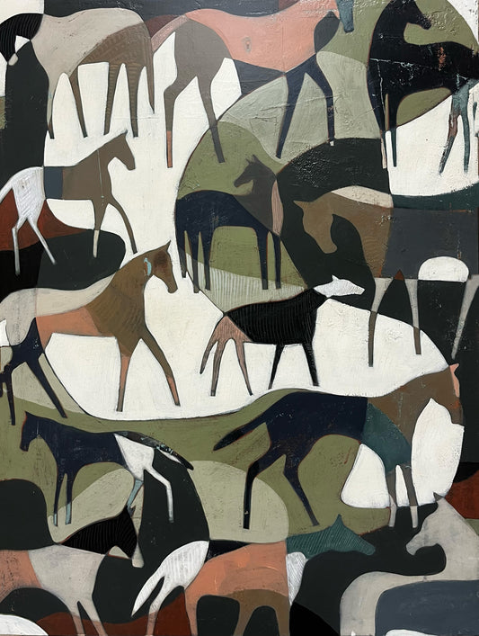 "Band of Horses 41" 40x30