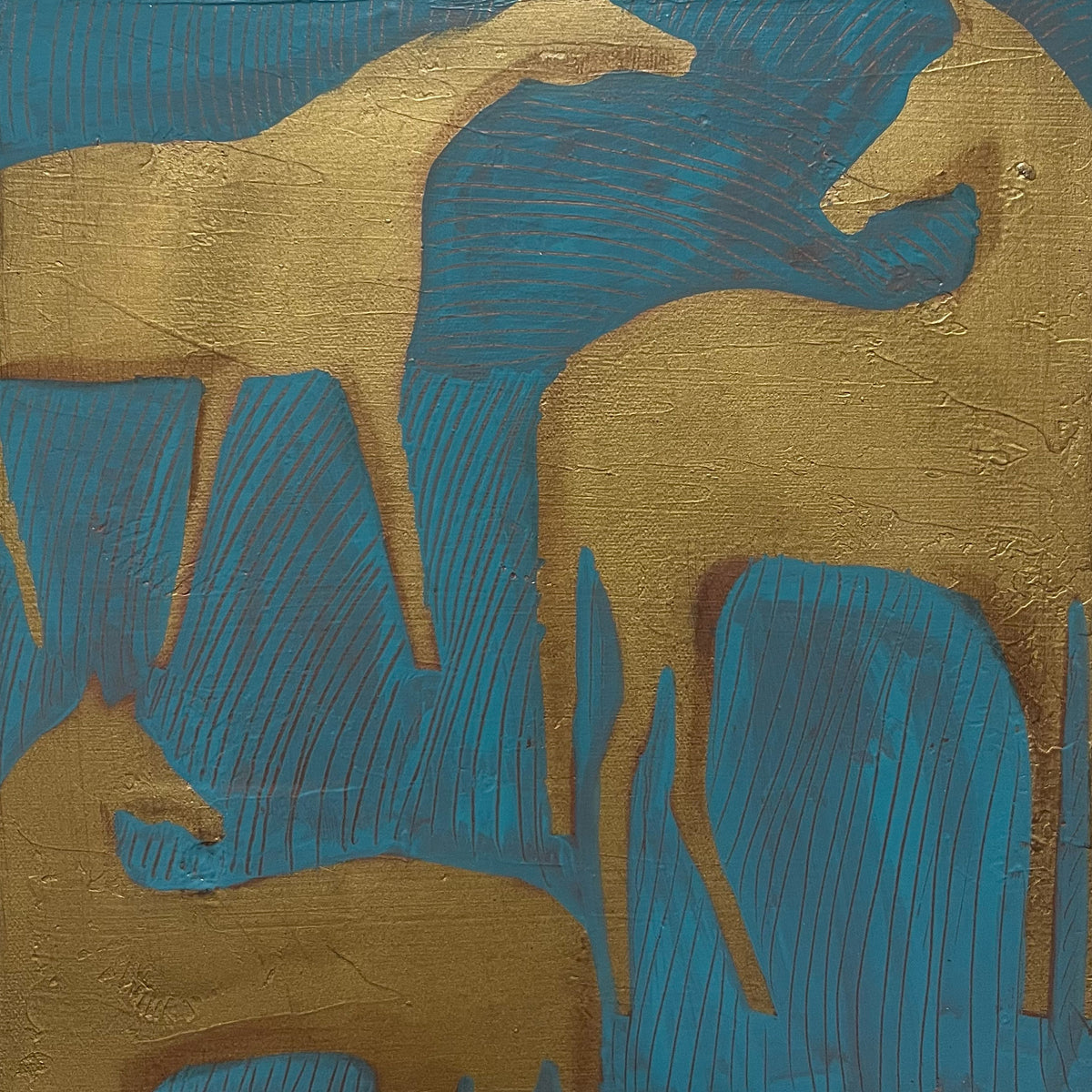 "Band of Horses 42" 12x12