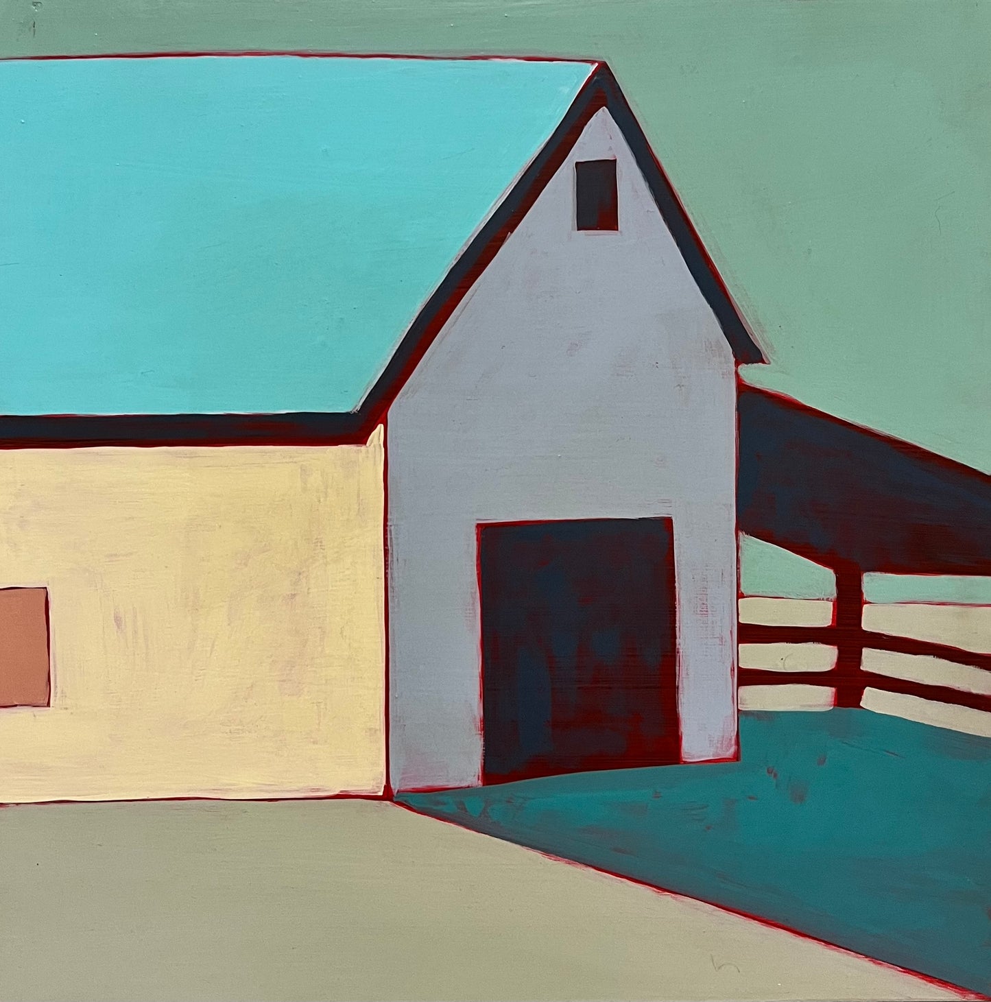 "Barn 14", 18 x 18
