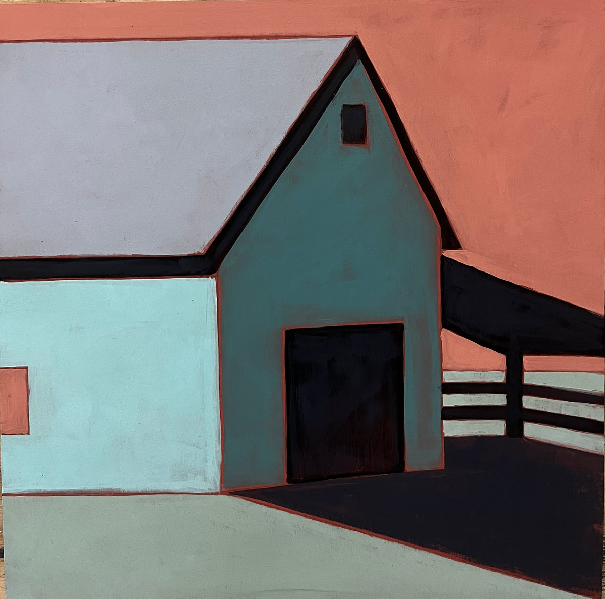 "Barn 34", 18 x 18