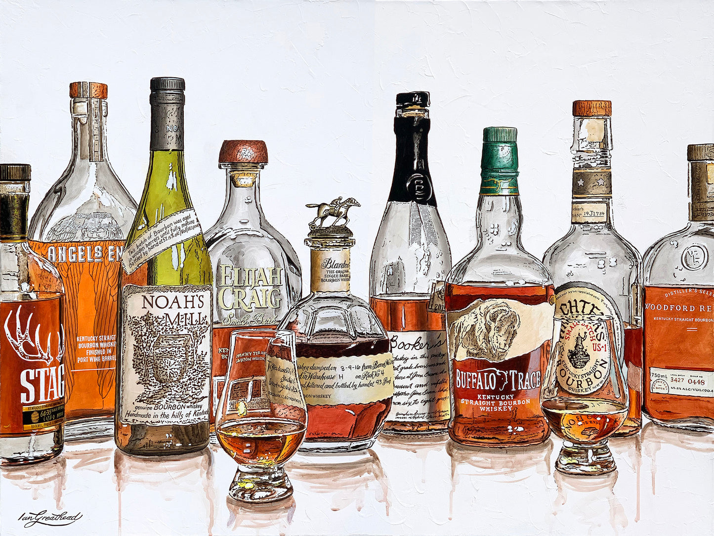 "Bourbon Bonanza", 30 x 40