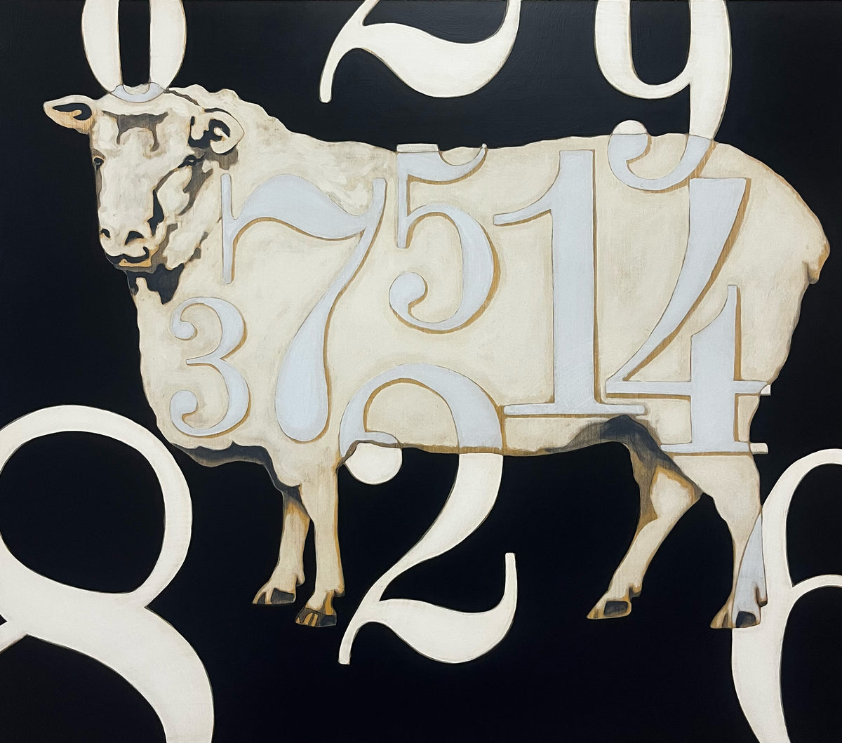 "Counting Sheep 9" 42x48