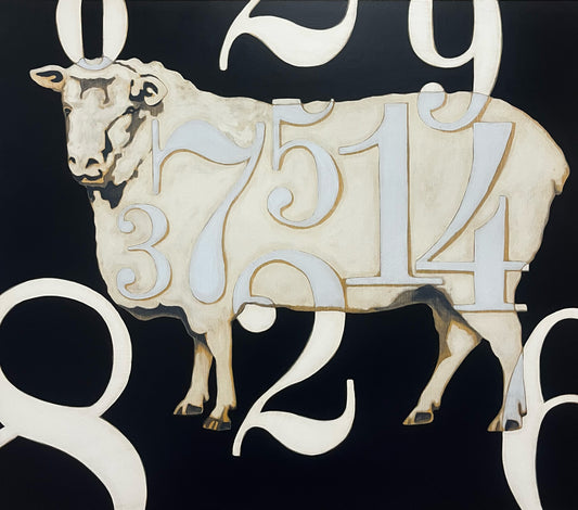 "Counting Sheep 9" 42x48