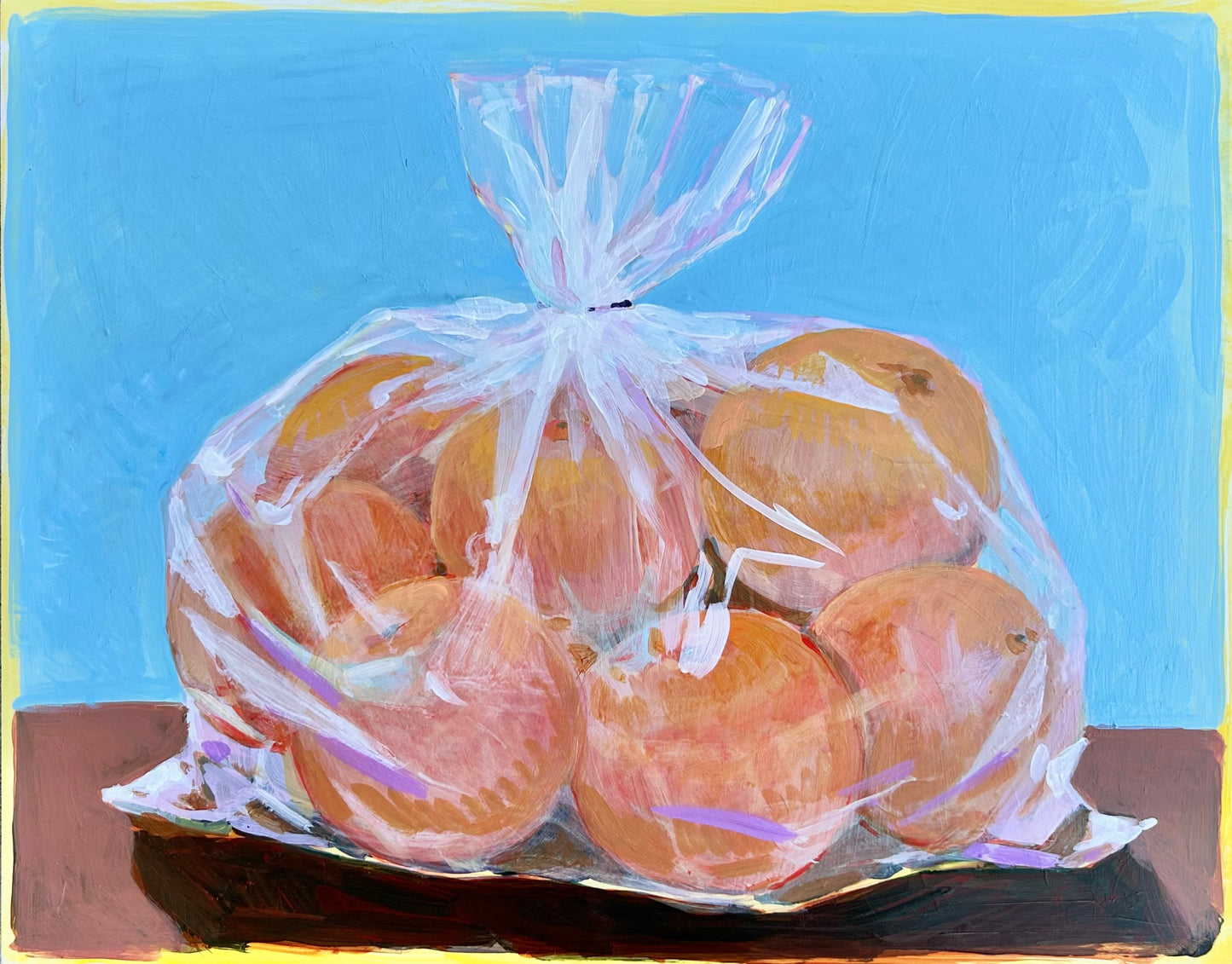 Gathered Oranges, 11 x 14