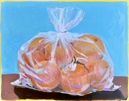 Gathered Oranges, 11 x 14