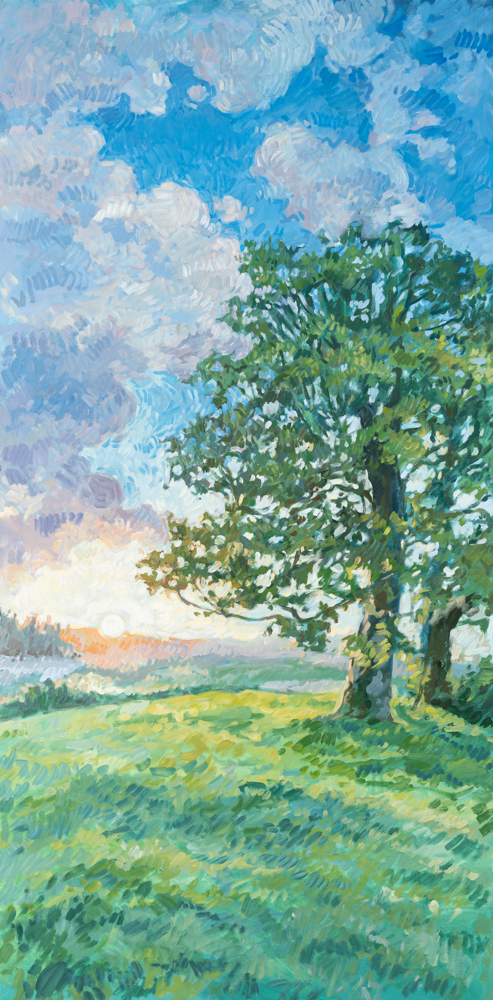 "Emerald Isle Evening" 48 x 24