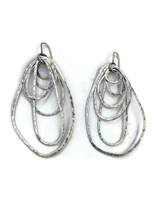 Overlapping Loops Earrings