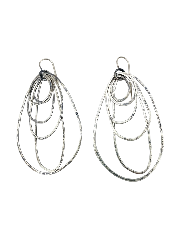 Overlapping Loops Earrings, E123
