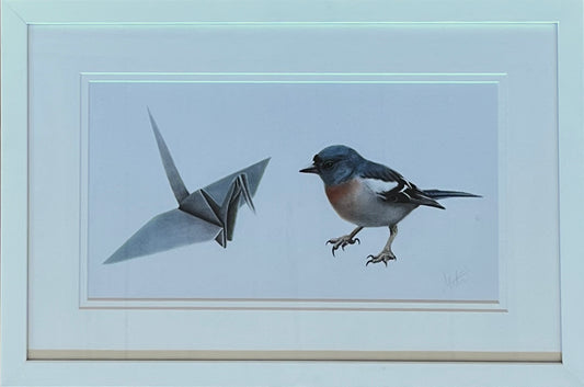 "See (No.1) in Blue", 12 x 18" (framed)