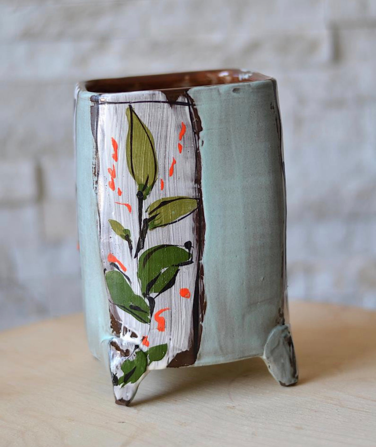 Altered Square Flower Vase