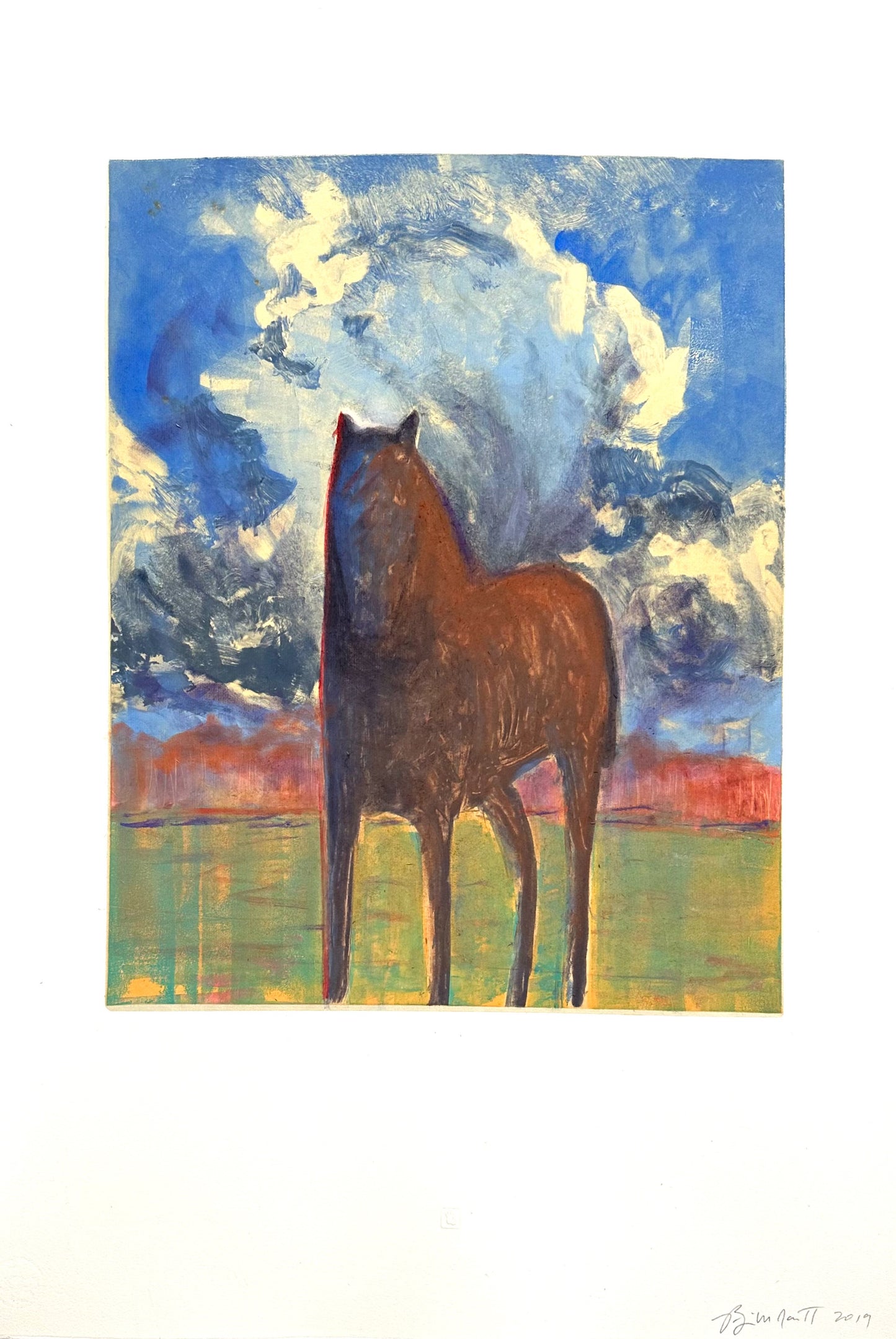 Ghost Ranch Variation VI, 34x25 Framed