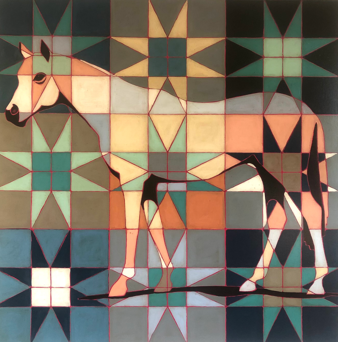 "Horse 610" 36 x 36