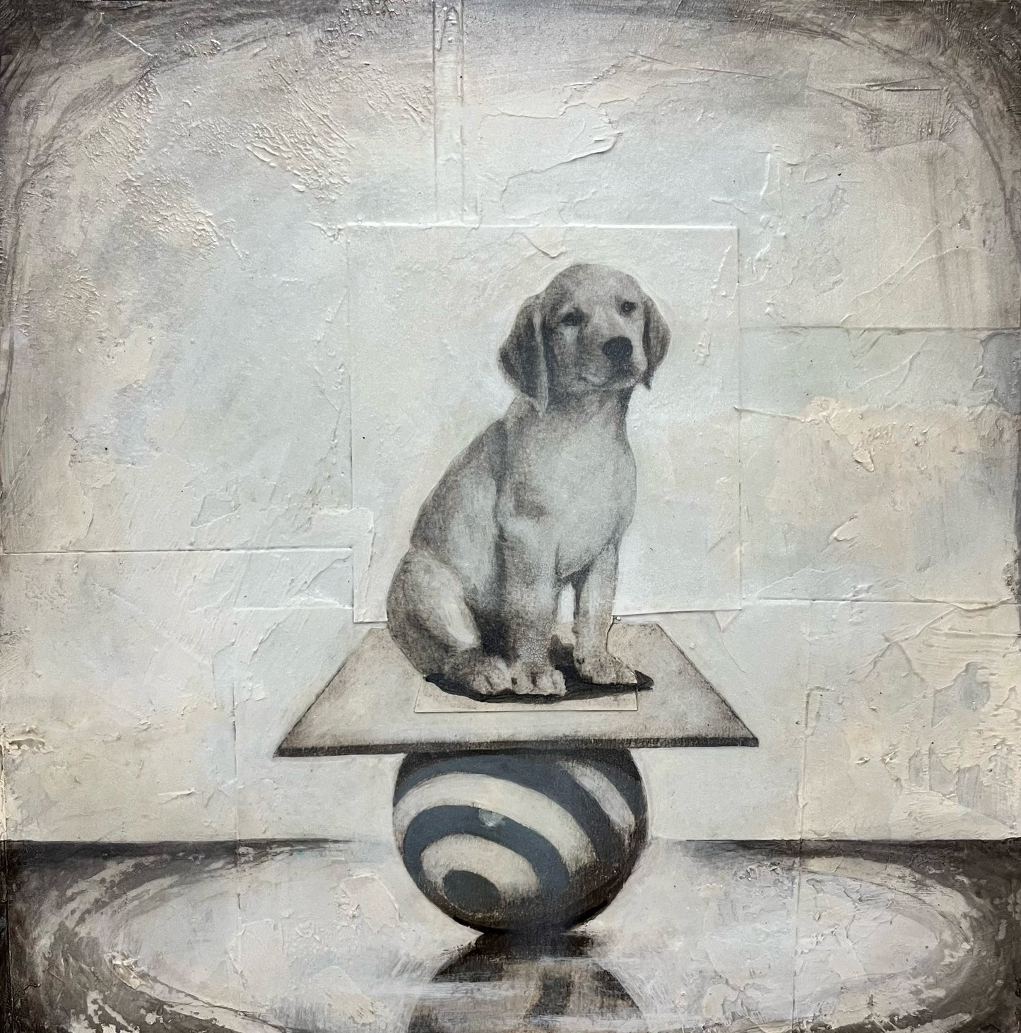 "Having a Ball 147", 12 x 12