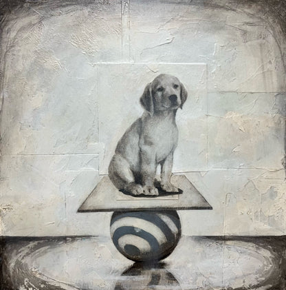 "Having a Ball 147", 12 x 12