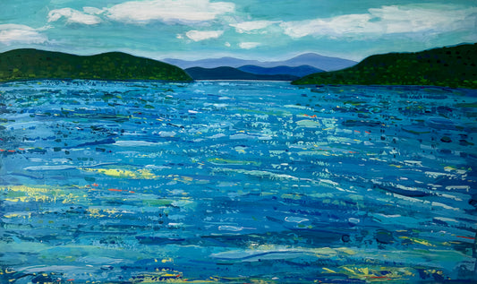 "A Silence in Which Another Voice May Speak" 60 x 36