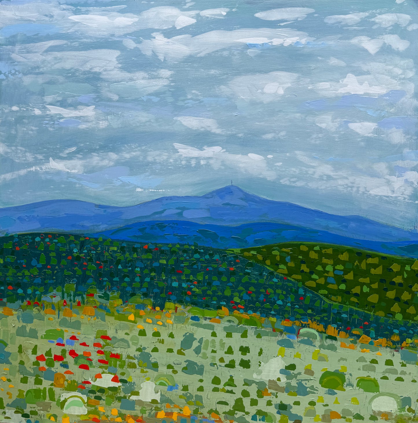 "Glory Days of Summer" 32 x 32