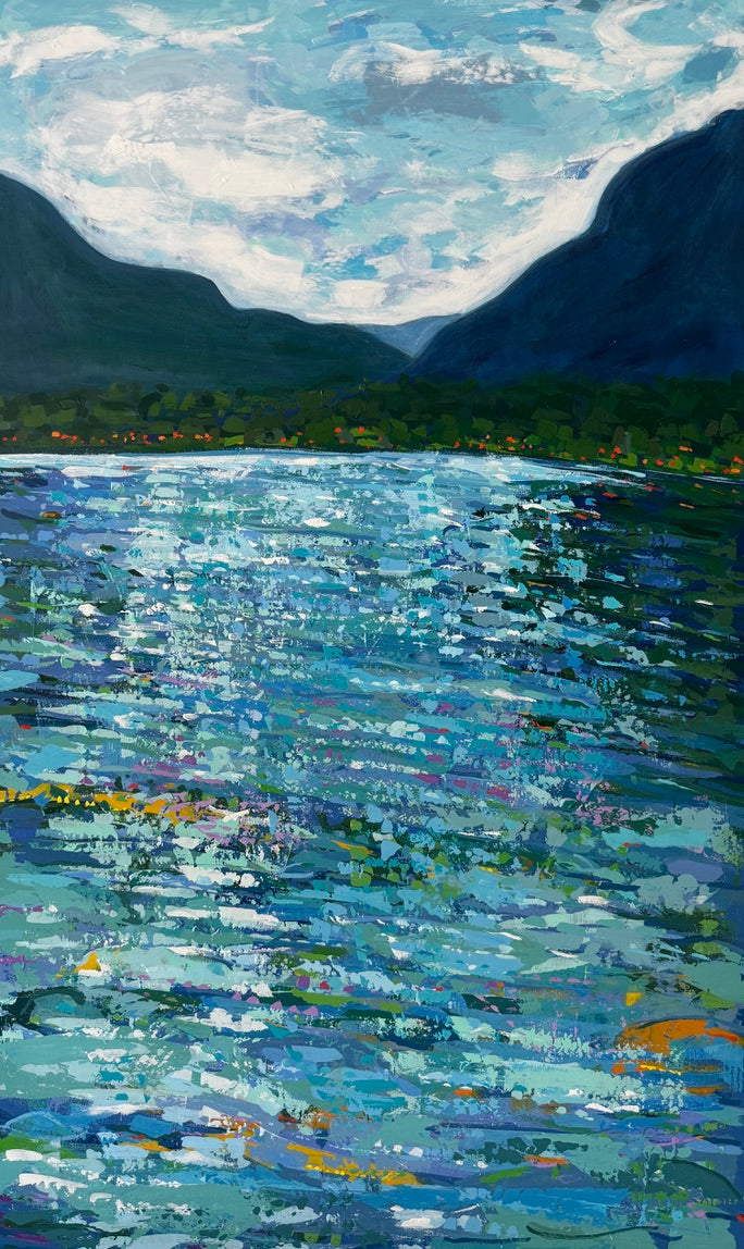 "The Very Nature of Things (Lake Lure)" 30 x 48