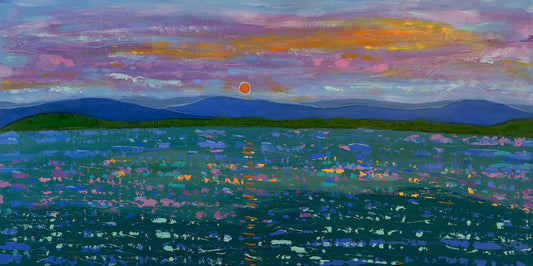 "They Know Nothing About the Sky That's Waiting" 48 x 24