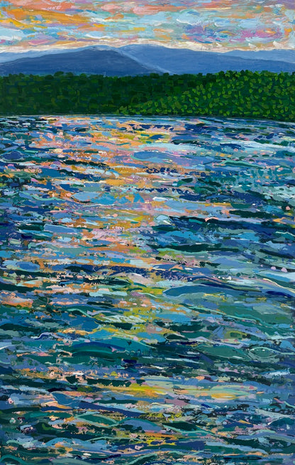 "Wake Up In This World (Lake Keowee)" 30 x 48