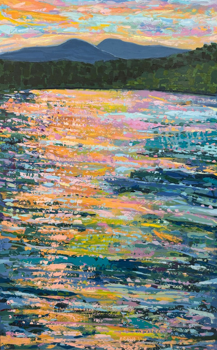 "Wake Up In This World (Lake Keowee)" 30 x 48