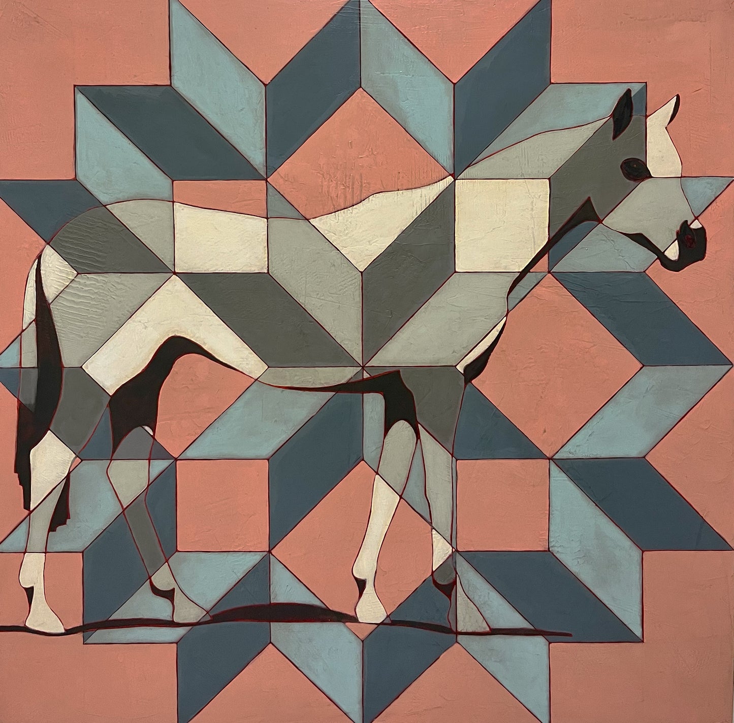 "Horses 626" 48 x 48