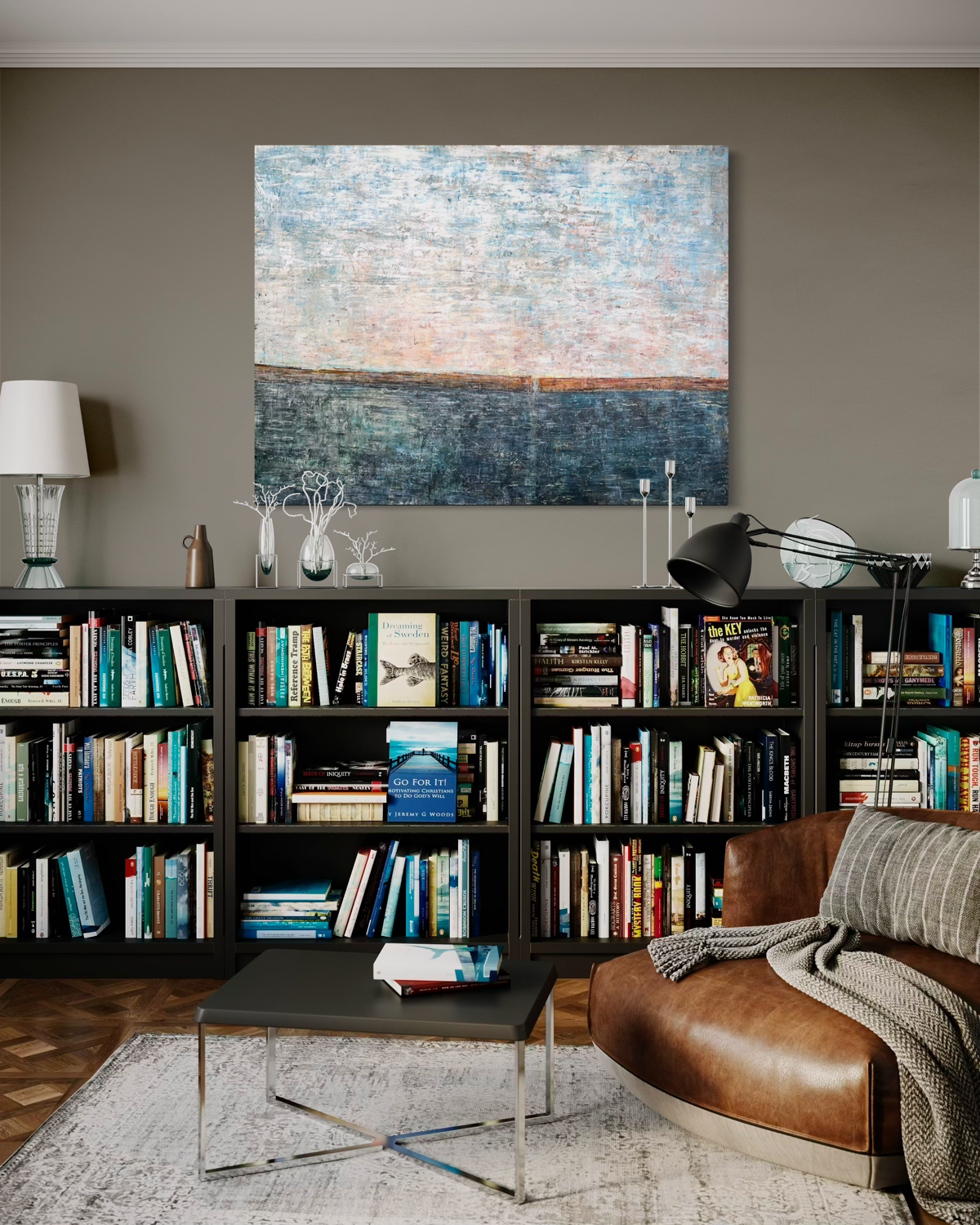 "Borrowed Light", 45.5" x 60"