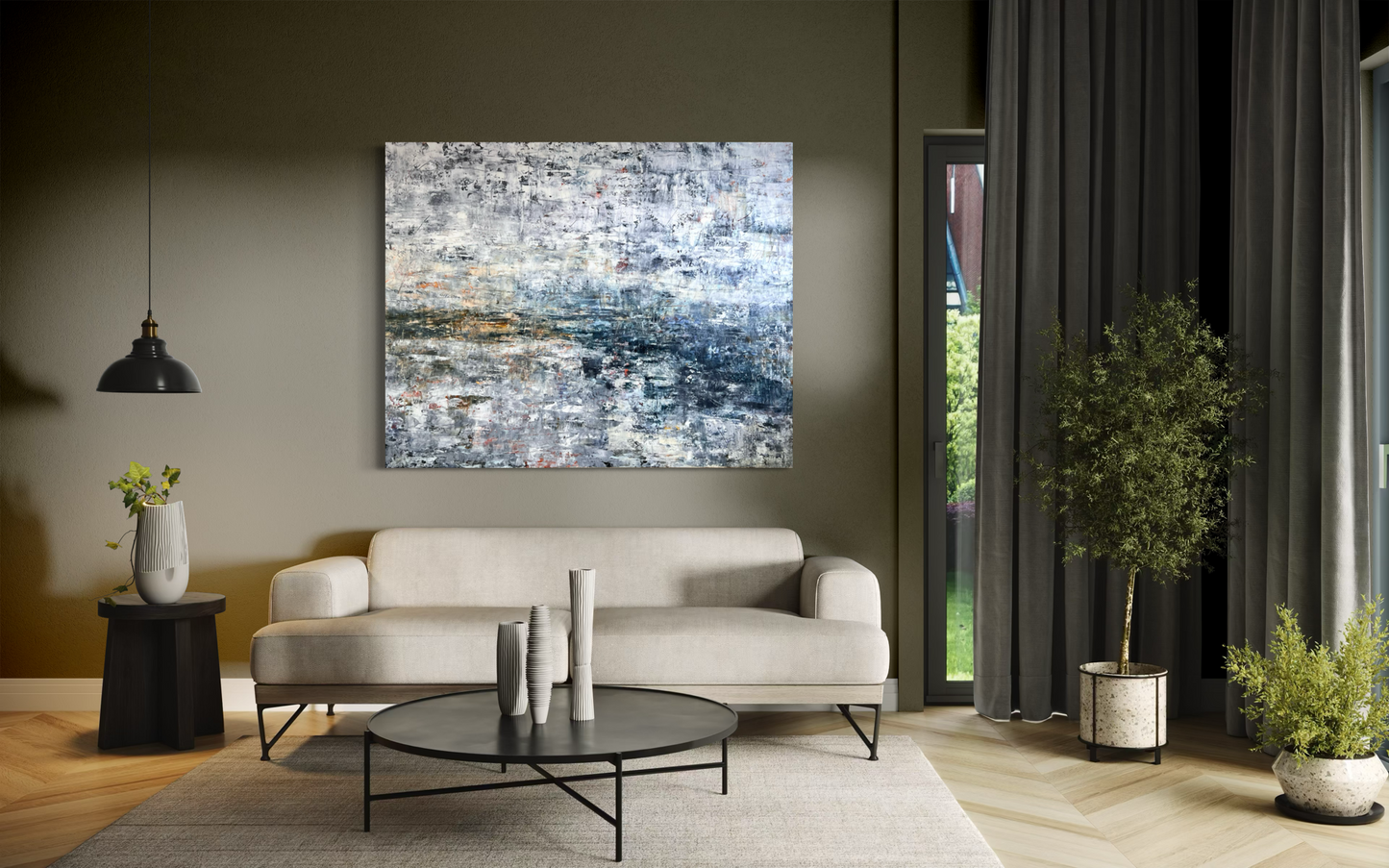 "Chasing the Blue", 48" x 60"