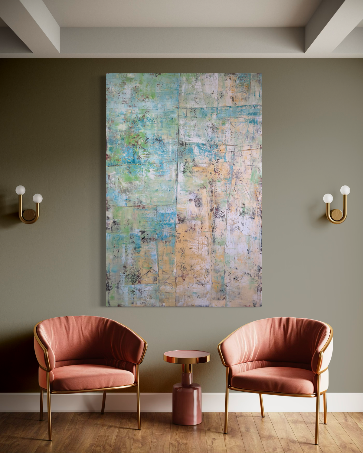 "Quiet Land", 72 x 48"