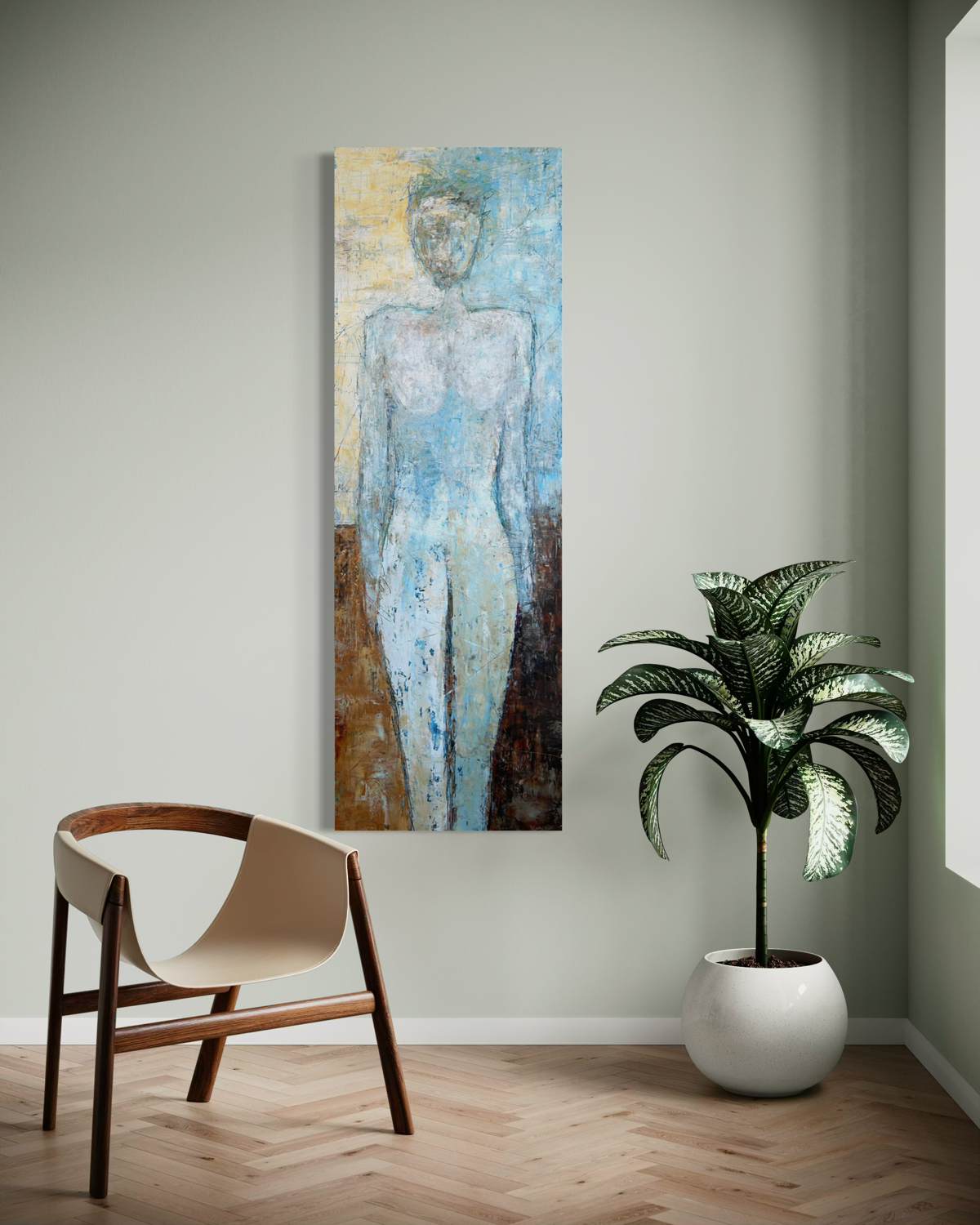 "Solitude Within", 72" x 24"