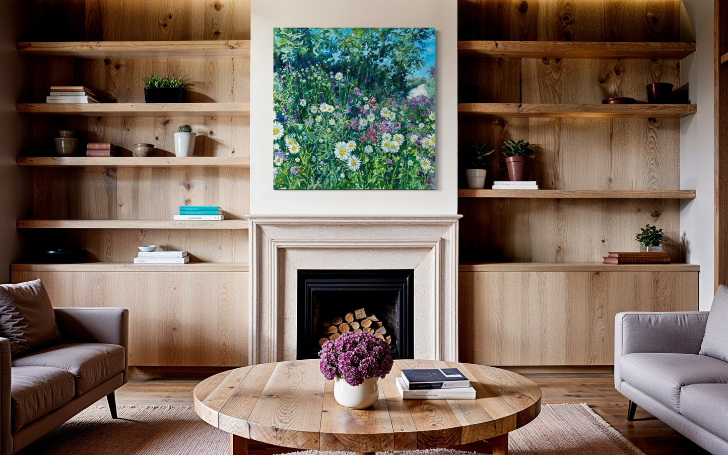 Daisies at Noon, 36x36