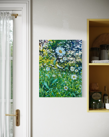 Golden Hour Daisies, 24x18