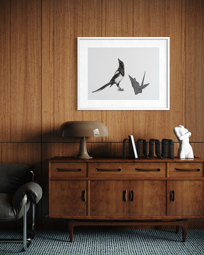 Keeping Watch (See #11), 15x22 (framed 19.25x26.5)