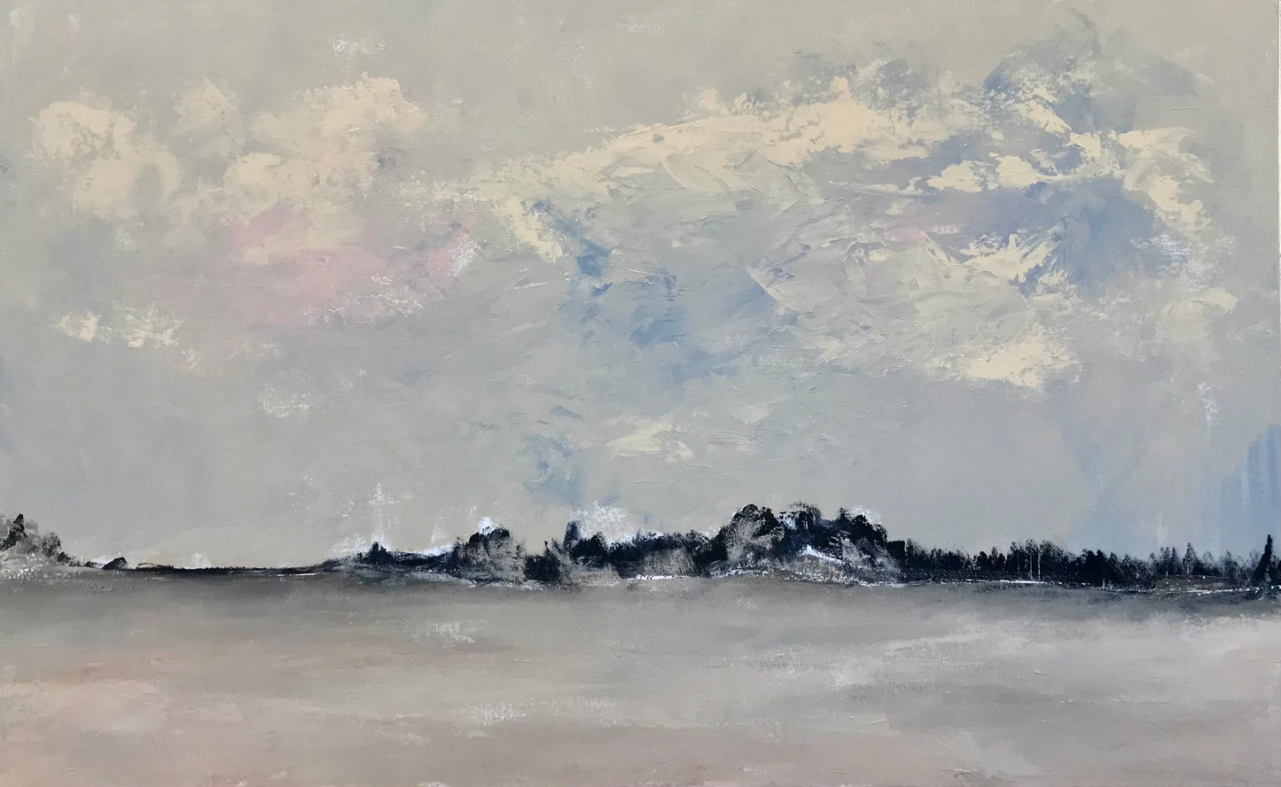Winter Study #1, 30 x 48