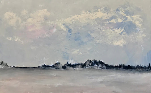 Winter Study #1, 30 x 48